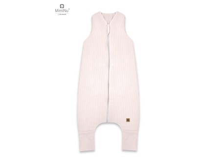 KIECZMERSKI Śpiworek do spania ocieplany z nogawkami MIMINU SOFT FLO S pudrowy róż 80/98cm 1-2,5 roku