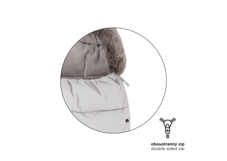 PETITE&MARS 534596 Zimowy śpiworek Comfy 4w1 Mocha Mousse