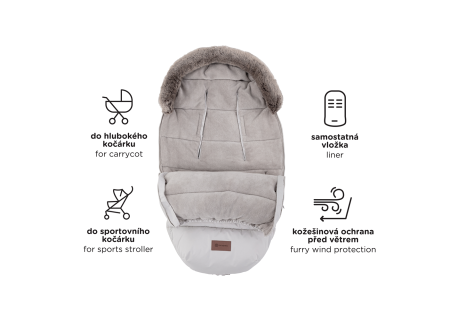 PETITE&MARS 534805 Zimowy śpiworek Comfy 4w1 Veritable Khaki