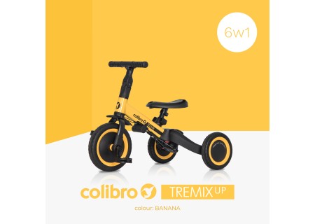 COLIBRO Rowerek dziecięcy 6w1 TREMIXUP BANANA