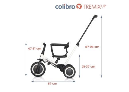 COLIBRO Rowerek dziecięcy 6w1 TREMIXUP BANANA