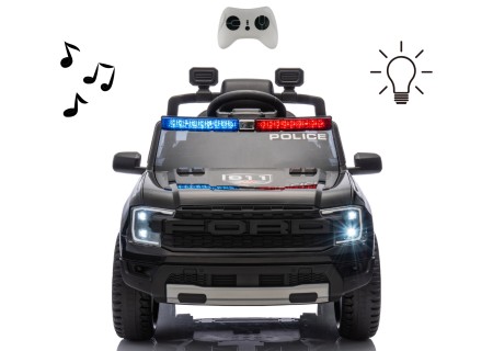 MILLY MALLY 6487 Pojazd na akumulator Ford Ranger Police Black
