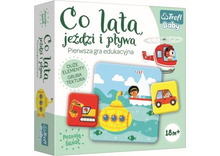 TREFL 02060 Gra Co lata ,jeździ o pływa / Trefl Baby