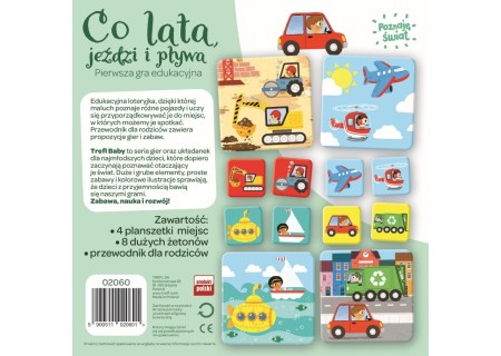 TREFL 02060 Gra Co lata ,jeździ o pływa / Trefl Baby