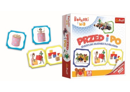 TREFL 02062 Gra Przed i po Bobaski i Miś