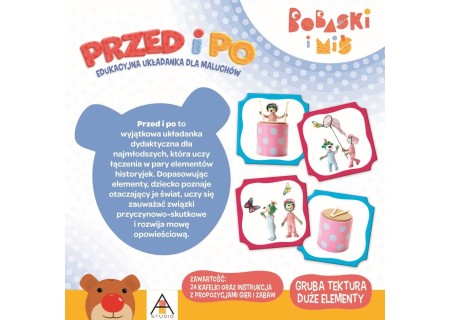 TREFL 02062 Gra Przed i po Bobaski i Miś