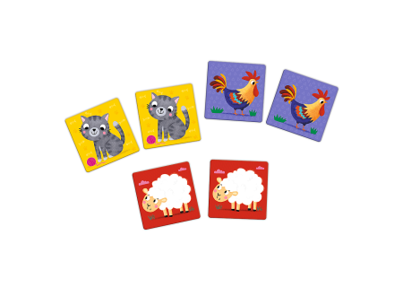 TREFL 02266 Gra Memos Maxi Zwierzęta na farmie