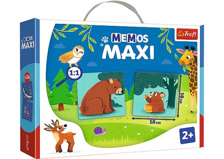 TREFL 02268 Gra Memos Maxi Zwierzęta i ich dzieci