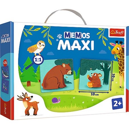 TREFL 02268 Gra Memos Maxi Zwierzęta i ich dzieci