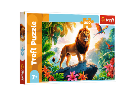 TREFL 13329 Puzzle 200 Król dżungli