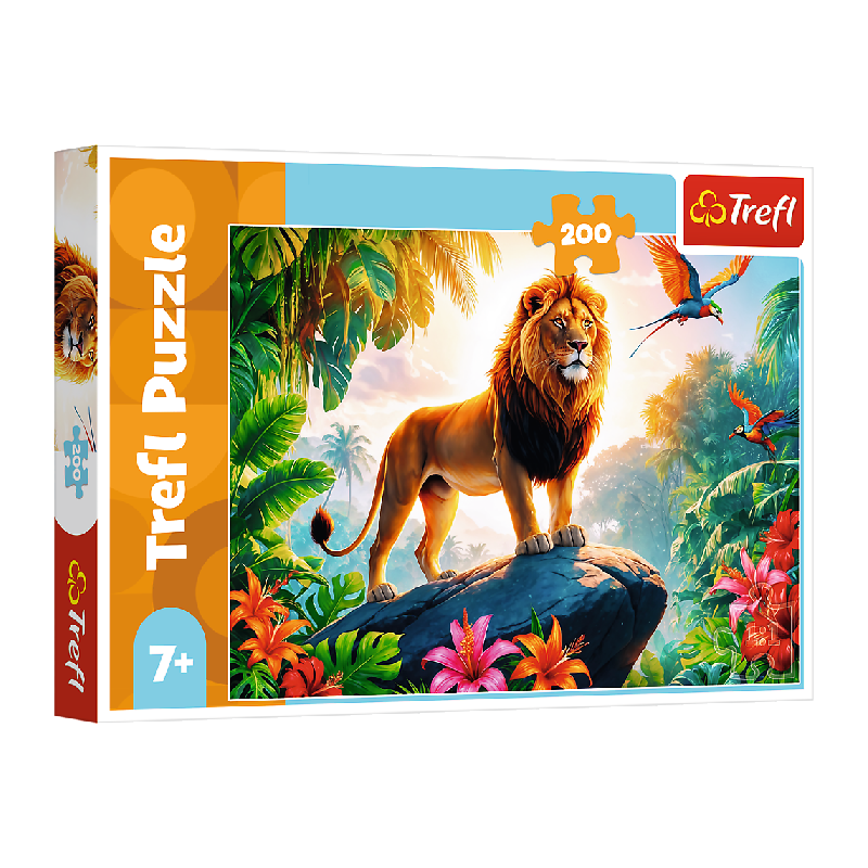 TREFL 13329 Puzzle 200 Król dżungli