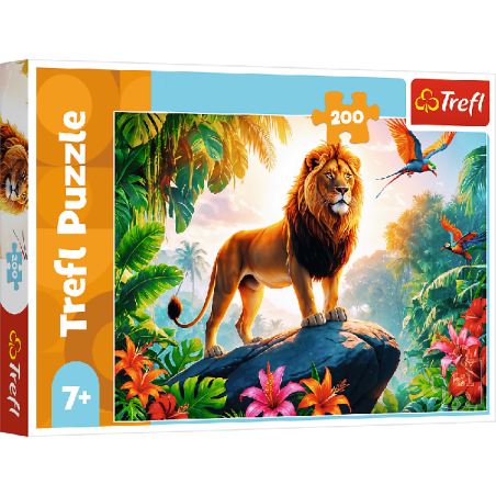 TREFL 13329 Puzzle 200 Król dżungli