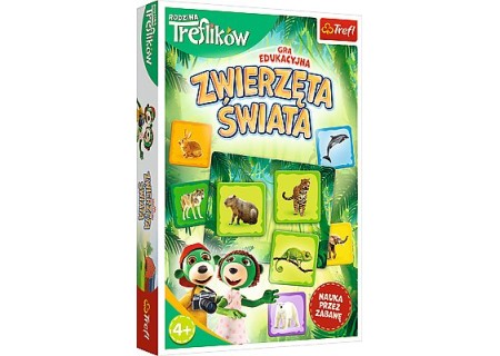 TREFL 02337 Gra Zwierzęta Świata Rodzina Treflików