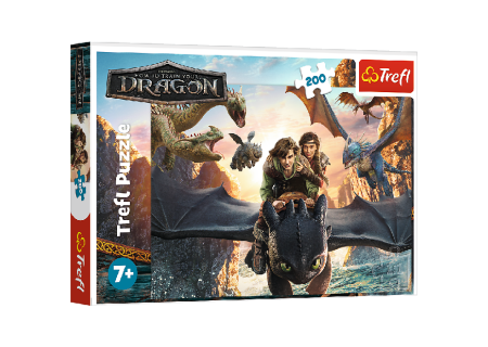 TREFL 13348 Puzzle 200 Szczerbatek i przyjaciele