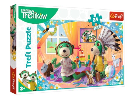 TREFL 14319 Puzzle 24 MAXI Bawmy się razem!