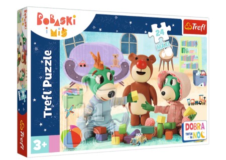 TREFL 14325 Puzzle 24 MAXI Zabawy Treflików przed snem