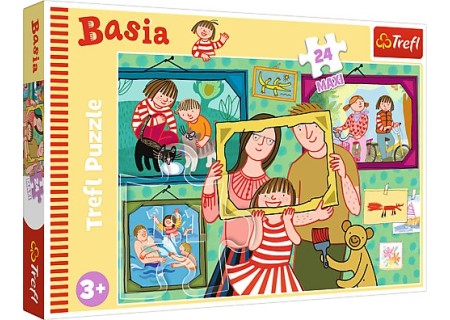 TREFL 14347 Puzzle 24 MAXI Basia i jej dzień