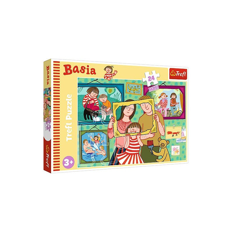TREFL 14347 Puzzle 24 MAXI Basia i jej dzień