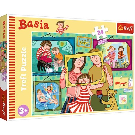 TREFL 14347 Puzzle 24 MAXI Basia i jej dzień