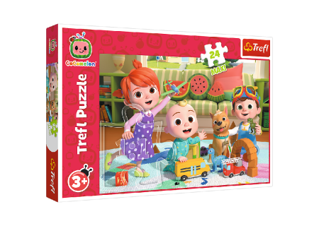 TREFL 14363 Puzzle 24 MAXI Cocomelon, gotowi na przygodę