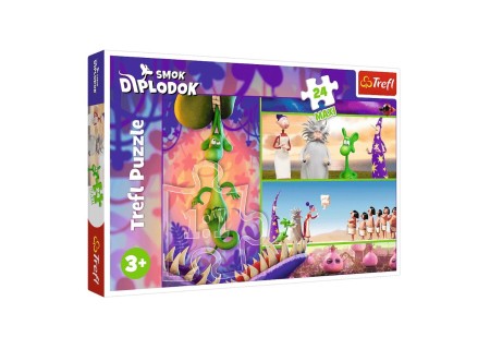 TREFL 14374 Puzzle 24 MAXI Smerfny dzień