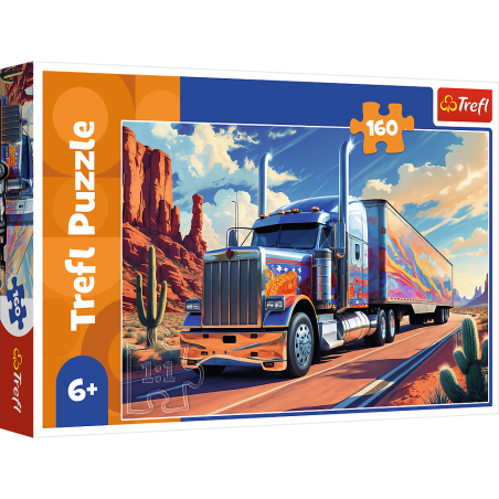 TREFL 15413 Puzzle 160 Ciężarówka w trasie