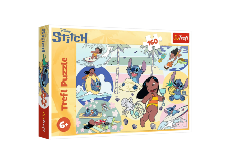 TREFL 15431 Puzzle 160 Stitch rządzi