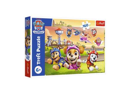 TREFL 15432 Puzzle 160 Paw Patrol Psy górą