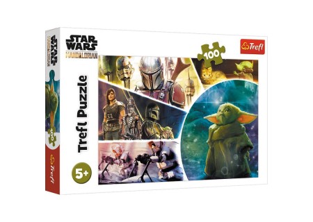 TREFL 16413 Puzzle 100 Baby Yoda