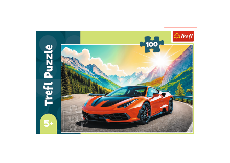 TREFL 16490 Puzzle 100 Wyścig z czasem