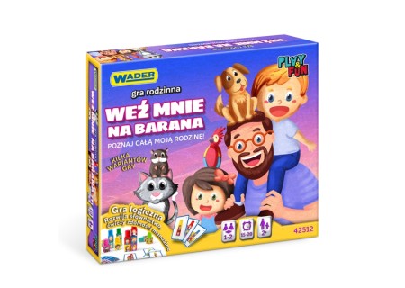 WADER 42512 Play & fun Weź mnie na barana! gra rodzinna