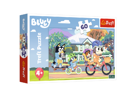 TREFL 17384 Puzzle 60 Wesoły Bluey