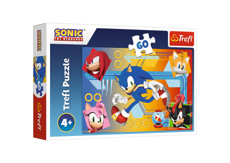 TREFL 17387 Puzzle 60 Sonic w akcji