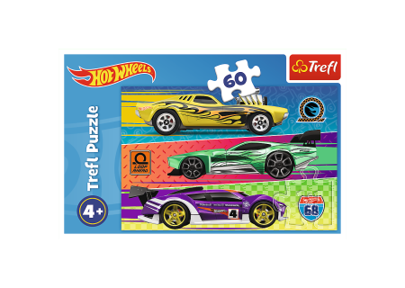 TREFL 17389 Puzzle 60 Wyścig / Hot Wheels