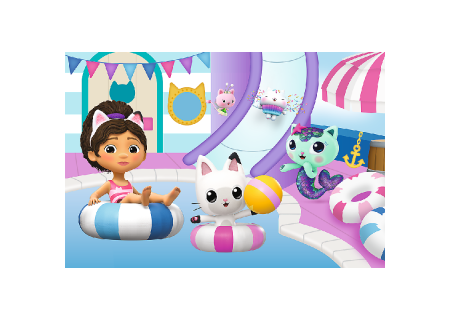 TREFL 17393 Puzzle 60 Gabby na basenie