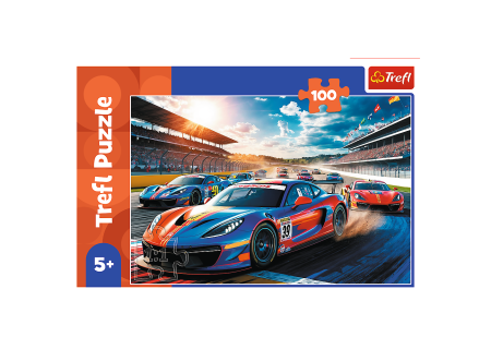 TREFL 17403 Puzzle 100 Szybka wyścigówka