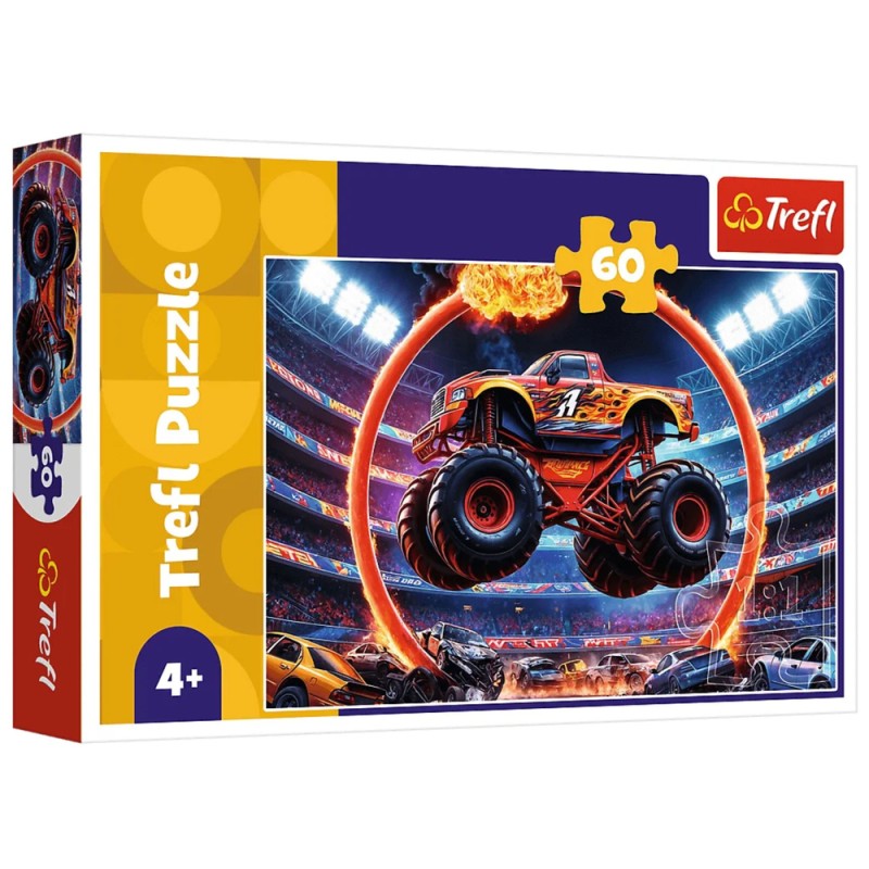 TREFL 17404 Puzzle 60 Monster truck