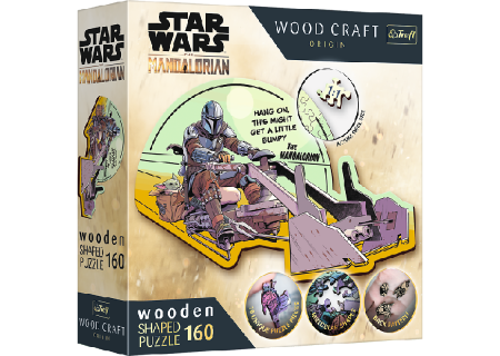 TREFL 20187 Puzzle drewniane Star Wars 160 The Mandalorian - Zjednoczenie