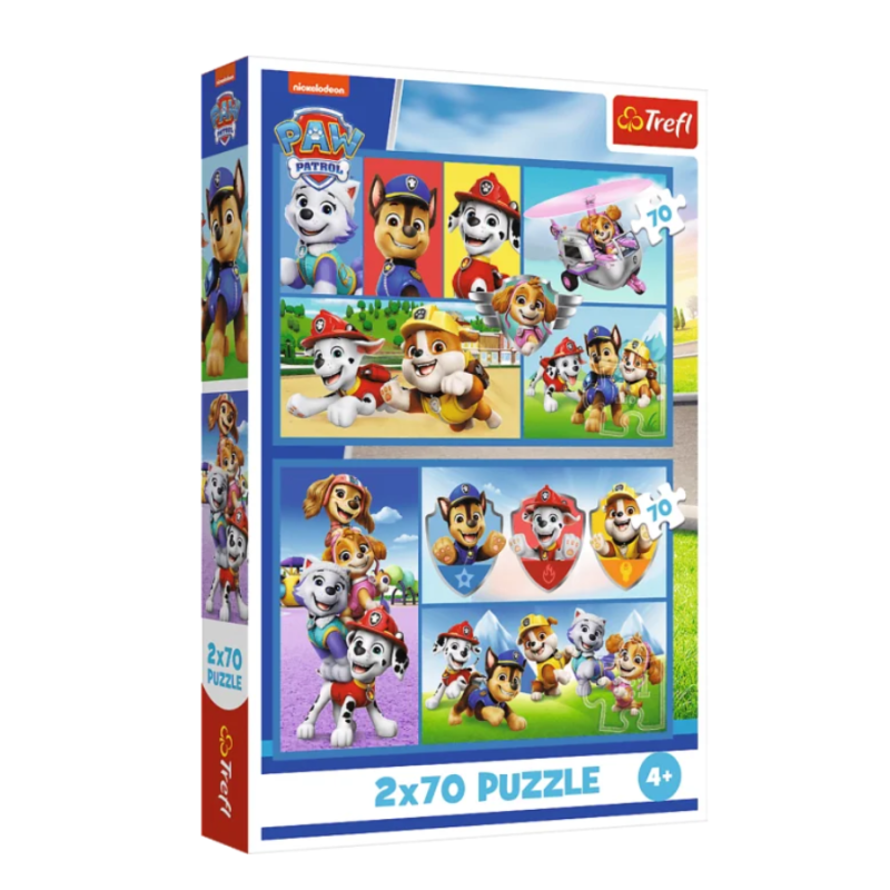 TREFL 34441 Puzzle 2x70 Psi Patrol rządzi