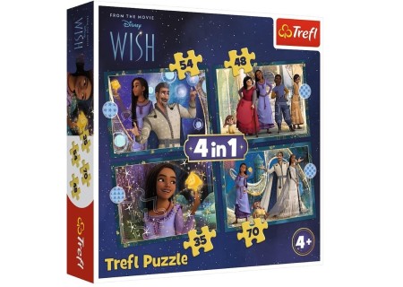 TREFL 34649 Puzzle 4w1 Marzenia się spełniają