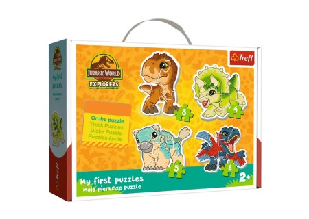 TREFL 36138 Puzzle Baby Classic Urocze dinozaury