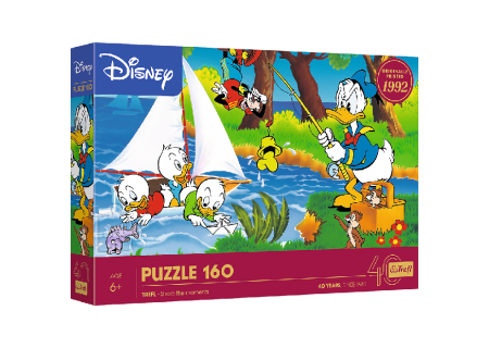 TREFL 40053 Puzzle 160 Przygoda nad jeziorem