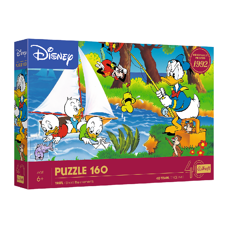 TREFL 40053 Puzzle 160 Przygoda nad jeziorem