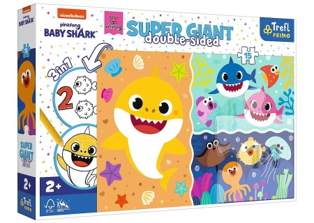 TREFL 42004 Puzzle 15 GIANT Mały rekin