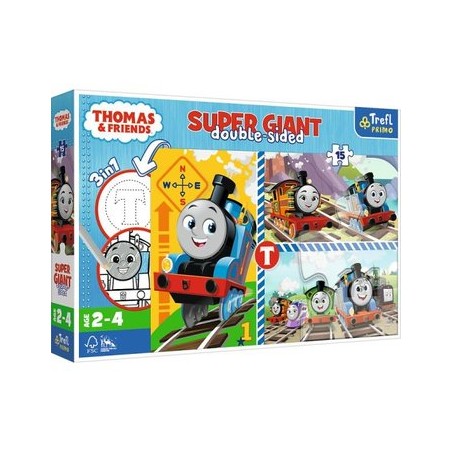 TREFL 42008 Puzzle 15 GIANT Zabawy Tomka