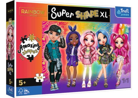 TREFL 50015 Puzzle 104 XL Stylowe Rainbow High