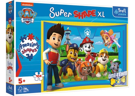 TREFL 50016 Puzzle 104 XL Psi Przyjaciele / Paw Patrol