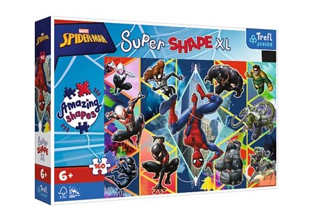 TREFL 50024 Puzzle 160 XL Dołącz do Spidermana
