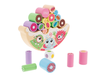 TREFL 61398 Zabawka drewniana Łakocie w locie