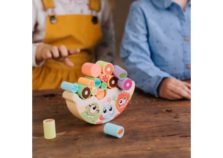 TREFL 61398 Zabawka drewniana Łakocie w locie